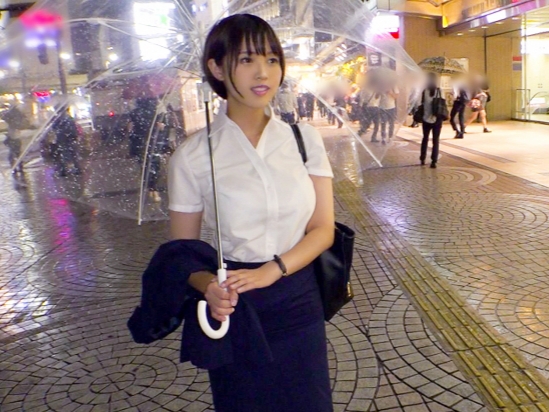 【爆乳OLをゲット!】『おっぱい気持ちいい?』ナンパした巨乳OLと濃厚セックス!エロボディと敏感おマンコを激しく突きまくる!♡